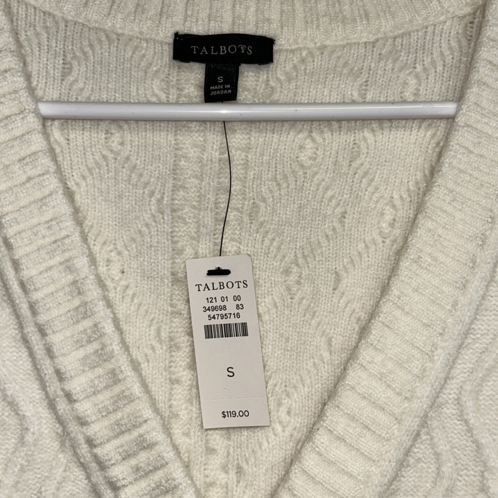 Nwt Womens Size Small Talbots Button Up Cardigan - image 3